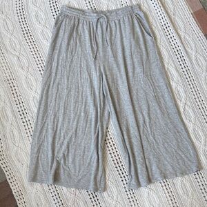 Athleta Light Gray Wide Leg Pants